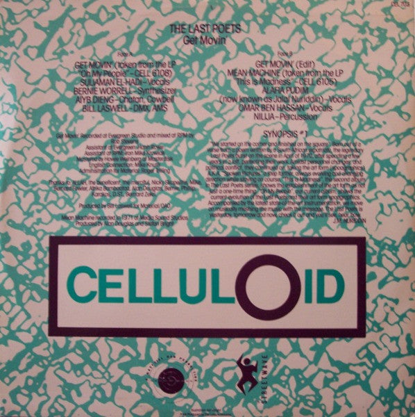 The Last Poets : Get Movin' (12", Single)
