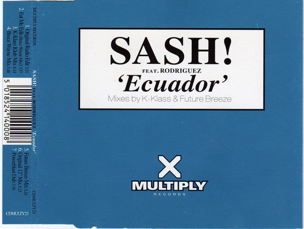 Sash! Feat. Rodriguez : Ecuador (CD, Single)
