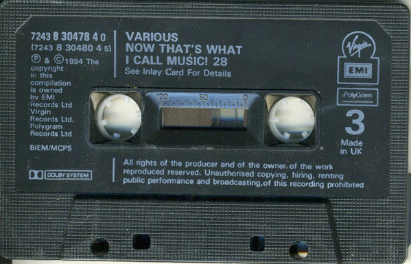 Various : Now That's What I Call Music 28 (2xCass, Comp)