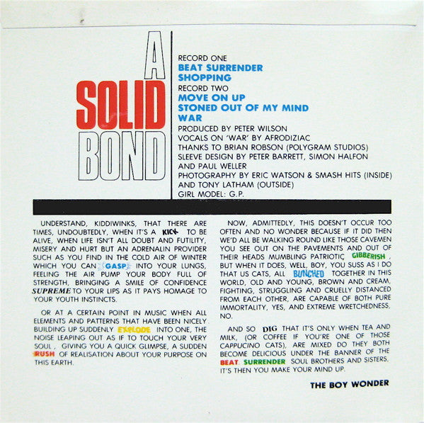 The Jam : Beat Surrender (2x7", Gat)