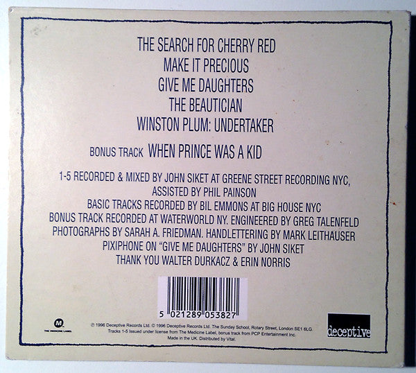 Jonathan Fire*Eater : Tremble Under Boom Lights (CD, EP, Dig)