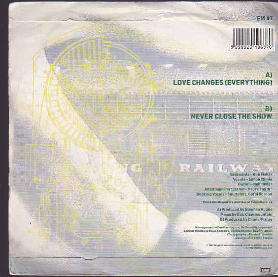 Climie Fisher : Love Changes (Everything) (7", Single, Whi)