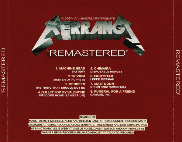 Various : Remastered: Metallica's Master Of Puppets Revisited (CD, Comp)