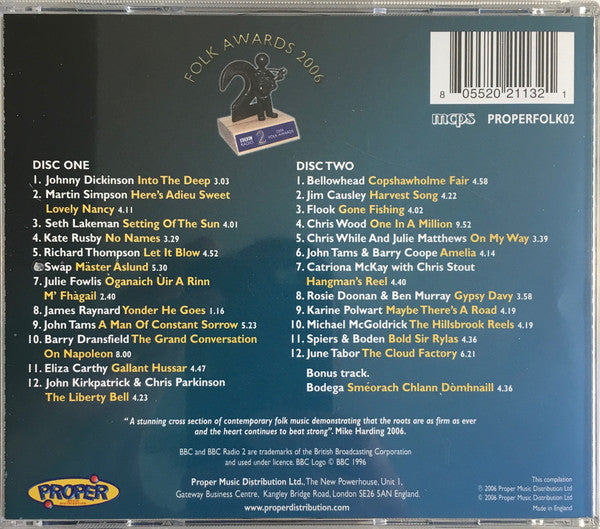 Various : Folk Awards 2006 (2xCD, Comp)