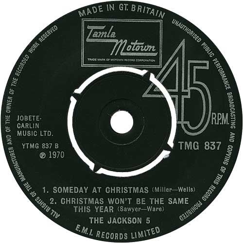 The Jackson 5 : Santa Claus Is Comin' To Town (7", Single)