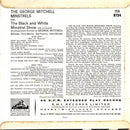 The George Mitchell Minstrels : The Black And White Minstrel Show No.1 (7", EP, Mono)