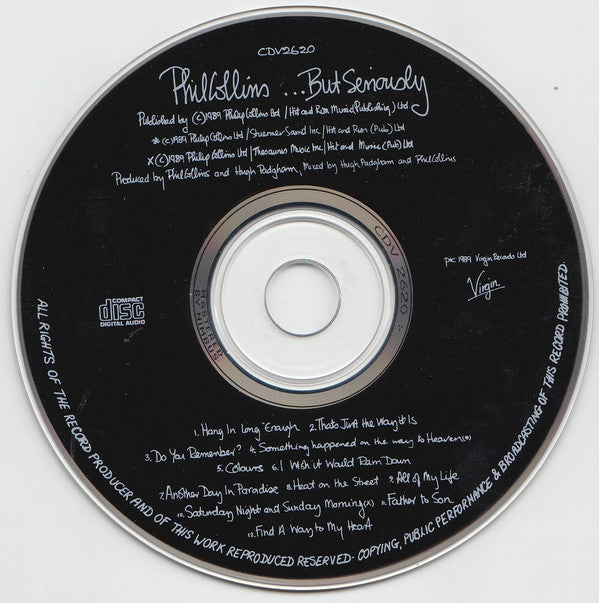 Phil Collins : ...But Seriously (CD, Album)