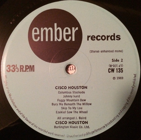 Cisco Houston, Woody Guthrie : Cisco Houston & Woody Guthrie  (LP, Album)