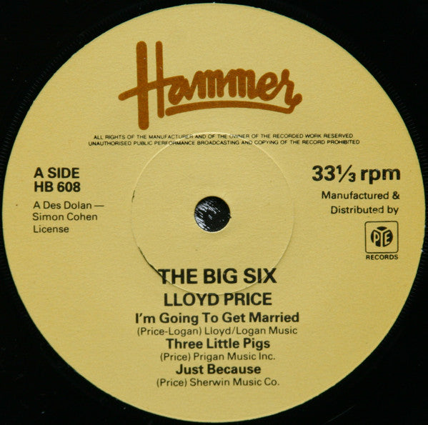 Lloyd Price : The Big Six (7", Single)