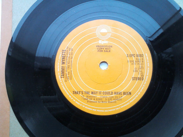 Tammy Wynette : Sweet Music Man (7", Promo)