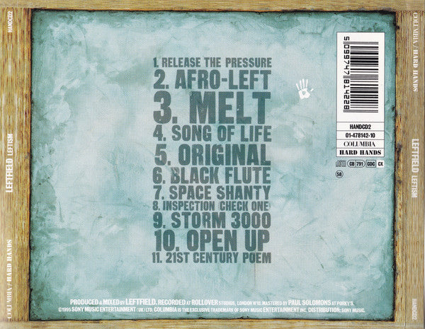 Leftfield : Leftism (CD, Album, RP)