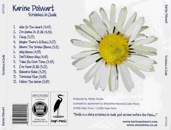 Karine Polwart : Scribbled In Chalk (CD, Album)