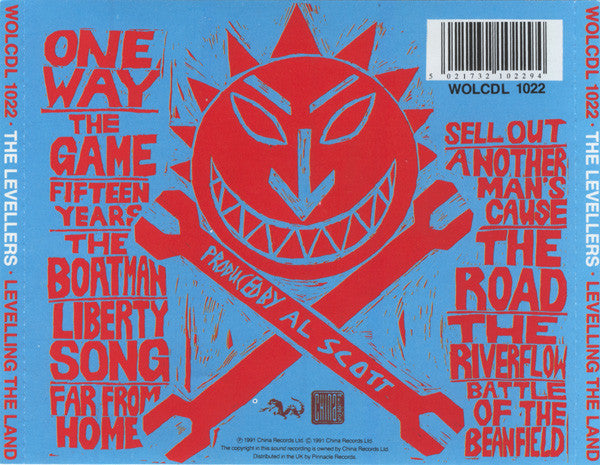 The Levellers : Levelling The Land (CD, Album, RE)