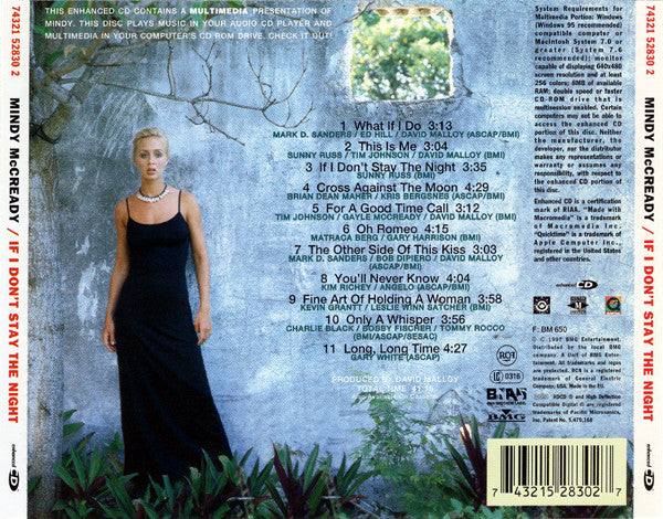 Mindy McCready : If I Don't Stay The Night (HDCD, Album, Enh)
