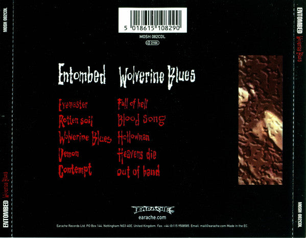 Entombed : Wolverine Blues (CD, Album, RE)