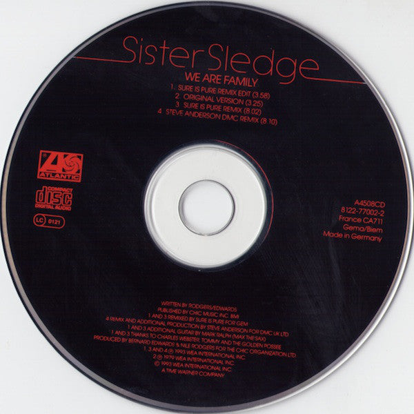 Sister Sledge : We Are Family ('93 Mixes) (CD, Single)
