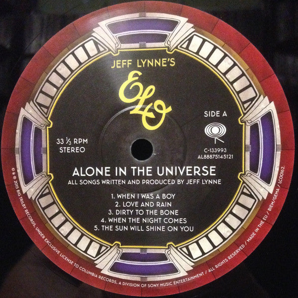 Electric Light Orchestra : Alone In The Universe (LP, Album, 180)