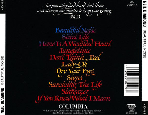 Neil Diamond : Beautiful Noise (CD, Album, RE)