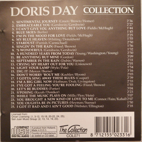Doris Day : Collection: 25 Songs (CD, Comp)