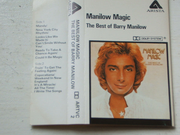 Barry Manilow : Manilow Magic (The Best Of Barry Manilow) (Cass, Comp, Whi)