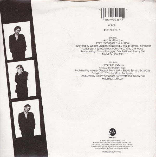 Jimmy Nail : Ain't No Doubt (7", Single, Pap)