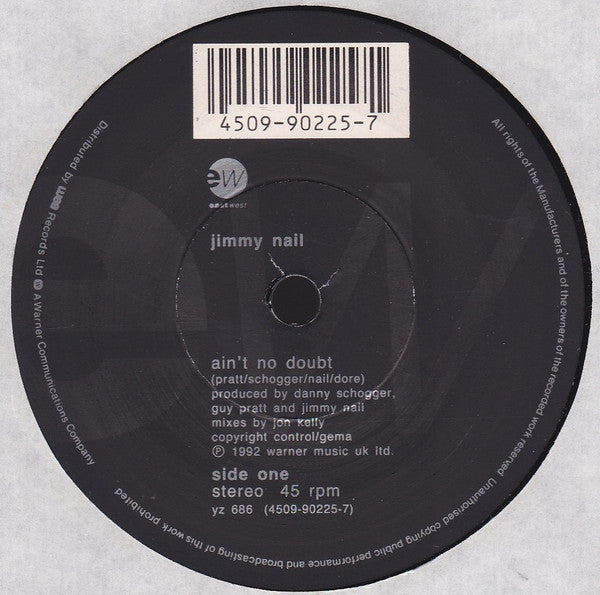 Jimmy Nail : Ain't No Doubt (7", Single, Pap)