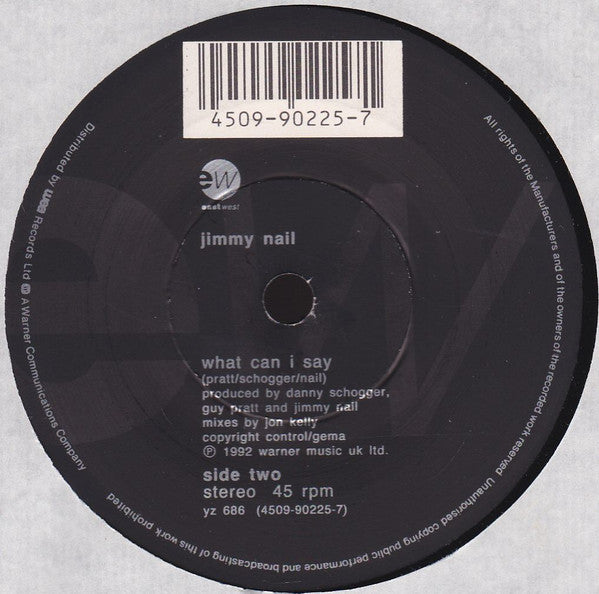 Jimmy Nail : Ain't No Doubt (7", Single, Pap)