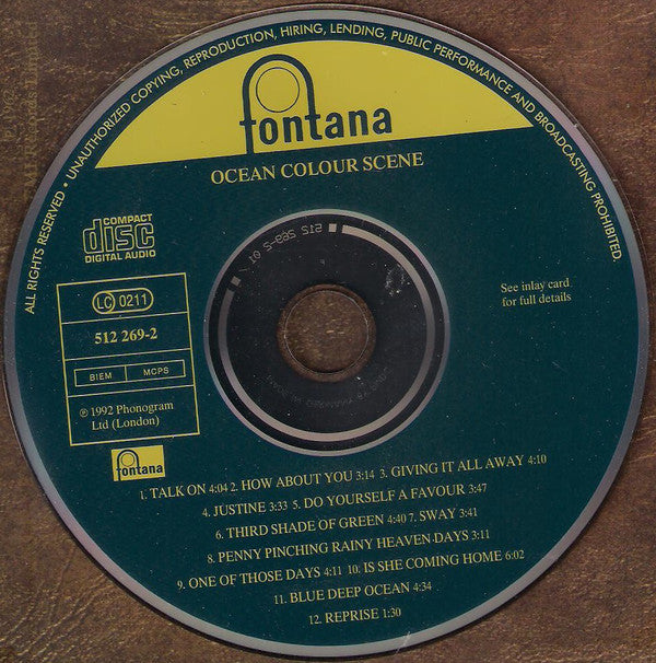 Ocean Colour Scene : Ocean Colour Scene (CD, Album, RE)