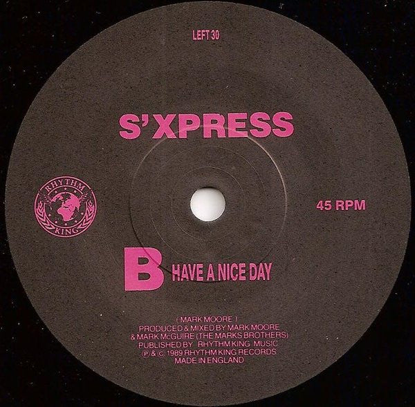 S'Xpress* : Hey Music Lover (7")