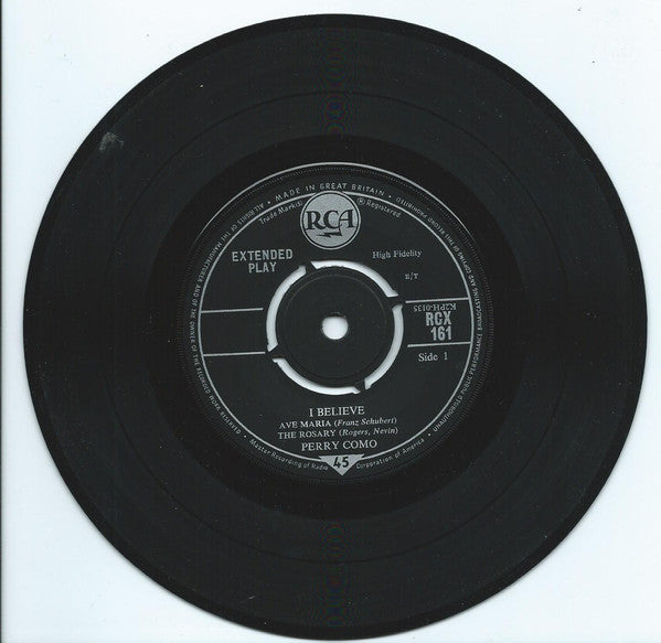 Perry Como : I Believe (7", EP)