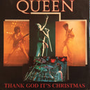 Queen : Thank God It's Christmas (7", Single, Sil)