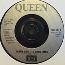 Queen : Thank God It's Christmas (7", Single, Sil)