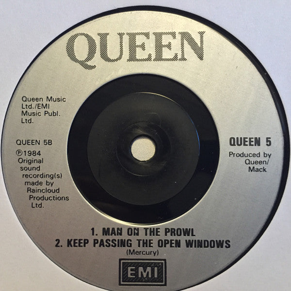 Queen : Thank God It's Christmas (7", Single, Sil)