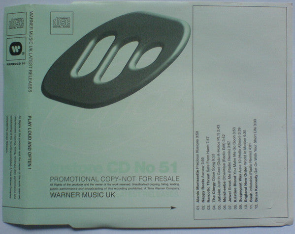 Various : Instore CD No 51 (CD, Comp, Promo)