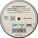 One Sensation : Sweet Dreams (12")