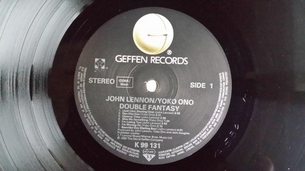 John Lennon & Yoko Ono : Double Fantasy (LP, Album, RE)