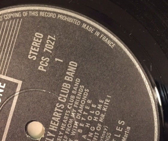 The Beatles : Sgt. Pepper's Lonely Hearts Club Band (LP, Album, RE, RP, Mad)