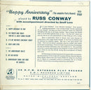 Russ Conway : Happy Anniversary (The Complete Party Record) (7", EP)