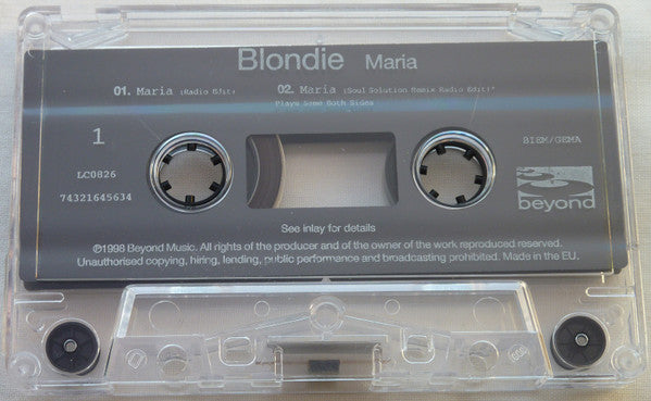Blondie : Maria (Cass, Single, Ang)