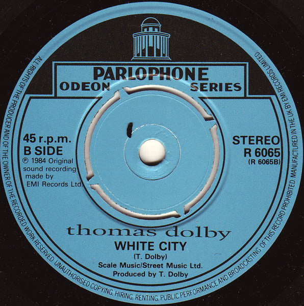 Thomas Dolby : Hyperactive! (7", Single)