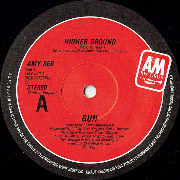 Gun (2) : Higher Ground (12", Pos)