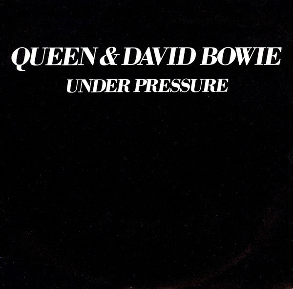 Queen & David Bowie : Under Pressure (7", Single, Bla)