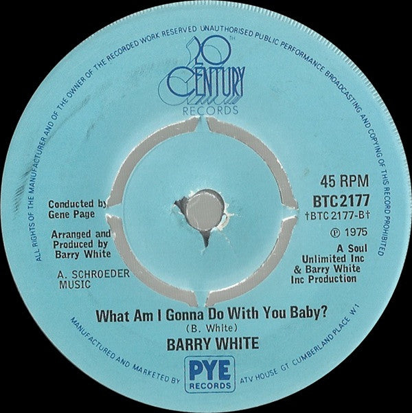 Barry White : What Am I Gonna Do With You? (7", Fou)