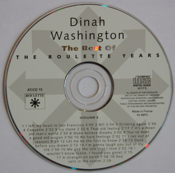 Dinah Washington : The Best Of The Roulette Years (3xCD, Comp + Box)