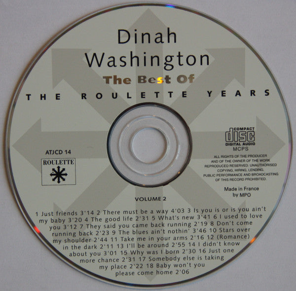 Dinah Washington : The Best Of The Roulette Years (3xCD, Comp + Box)