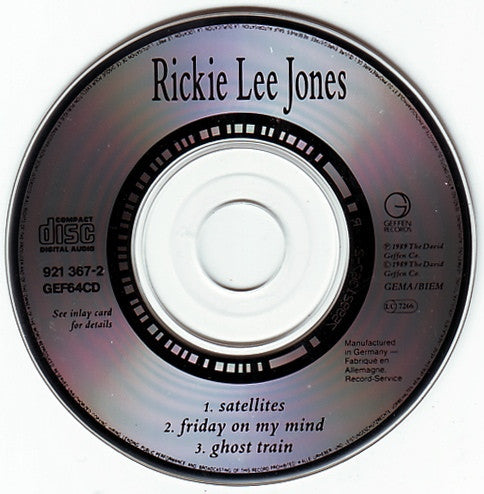 Rickie Lee Jones : Satellites (CD, Mini, Single)