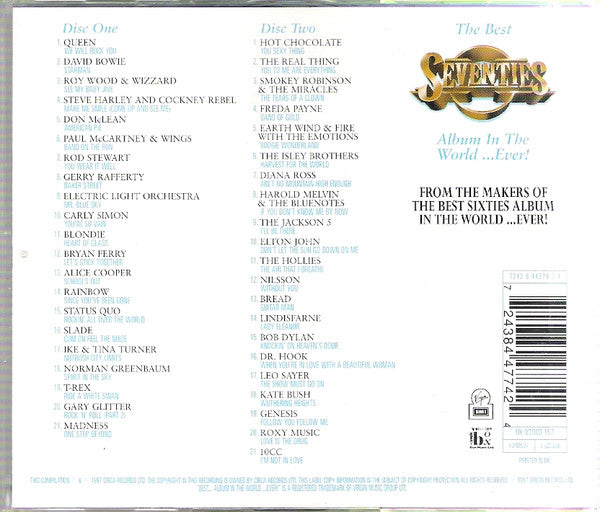 Various : The Best Seventies Album In The World...Ever! (2xCD, Comp)