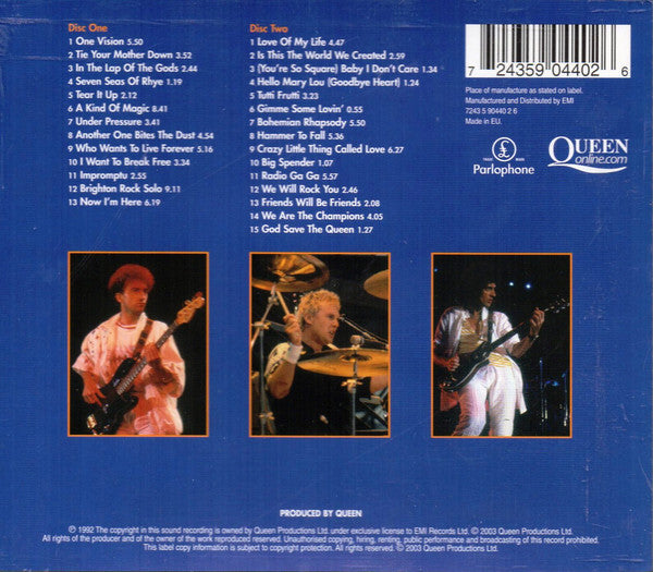 Queen : Live At Wembley '86 (2xCD, Album, RE, RM)