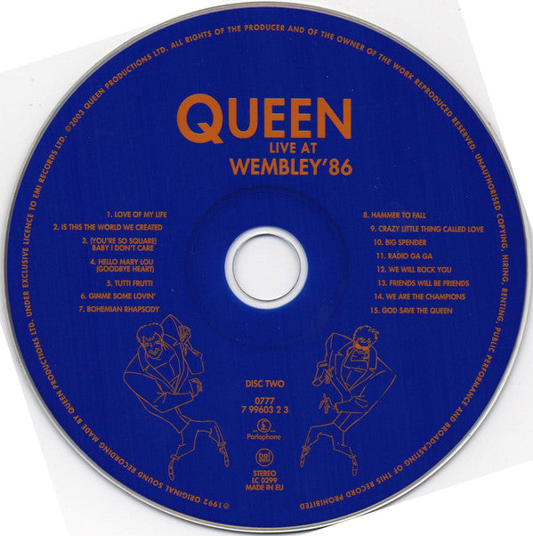 Queen : Live At Wembley '86 (2xCD, Album, RE, RM)