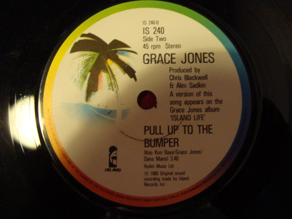 Grace Jones : La Vie En Rose (7", Single, RE)